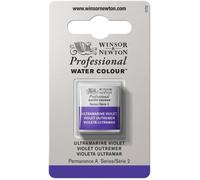 Winsor & Newton - Peinture aquarelle Professionnel - Outremer Violet - Demi godet, Haute luminosité