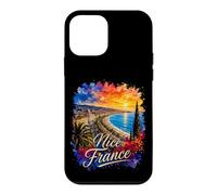 Aquarelle Souvenir de Voyage de Vacances Nice France Coque pour iPhone 12 Mini