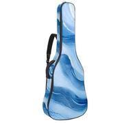 Aquarelle St Patrick's Day Gnome Pot of Gold Shamrock Clover Sac de guitare rembourré, housse de protection pour guitare acoustique pour guitare électrique basse classique, Multicolore 08,
