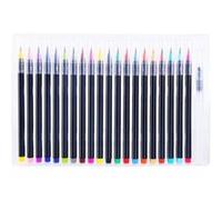 Aquarelle Stylos Pinceau avec Pointes de Pinceau Flexible - Plusieurs Couleurs - Ensemble de 21 Jjpj1204 G