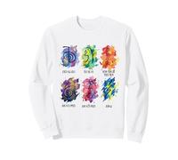 Aquarelle Symboles Reiki Sweatshirt