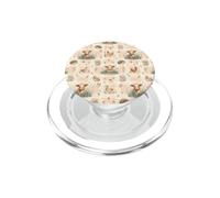 Aquarelle Veau Poules Canards Lapin Ferme Country PopSockets PopGrip pour MagSafe