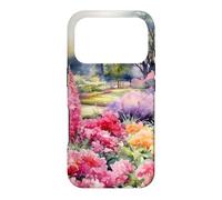 Aquarelle Violette et Rose Wildflower Coque pour iPhone 17 Pro