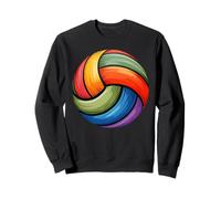 Aquarelle Volleyball Lover Beach Volleyball Joueur Pour Adolescent Sweatshirt