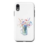 Aquarelle Wildflower Bouquet Floral Garden Graphic Coque pour iPhone XR