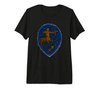 Aquarelle Zodiaque Sagittaire Centaure T-Shirt Haut de Gamme