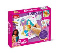 Aquarelles pour enfants - Maped Creativ - Barbie - Crayons aquarellables - Pinceau à eau - 3 affiches