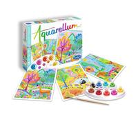 Sentosphère – Kit aquarelle Aquarellum Paysages Oniriques 3 tableaux 32,5×25cm 9 peintures