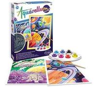 SentoSphère - AQUARELLUM PHOSPHO - COSMOS - Kit peinture - Peinture Aquarellable Magique - A partir de 7 ans - fabriqué en France