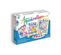 Aquarellum - SENTOSPHERE - Les oiseaux s'envolent - Mixte - A partir de 8 ans - Enfant - Multicolore - Bleu