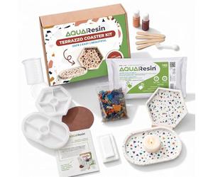 AquaResin Kit Terrazzo (Blanc Carrara) Kit Complet Made in Italy