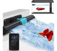 Aquariophilie Wave Maker Pompe de circulation magnétique avec 4 vitesses de réglage, 5 modes de fabrication de vagues, contrôleur d'affichage LED pour aquariums d'eau douce et récif marin