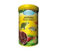 AQUARIS Gammarus Nourriture pour Poissons d'ornement 25g / 250ml, gammares séchés naturellement, Aliment complémentaire Riche en protéines pour Poissons d'aquarium et Tortues d'eau