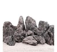 Aquaristikwelt24 N°68 Lot de 13 pierres grises naturelles pour décoration d'aquarium 20 kg