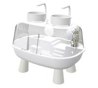 Aquarium À Tortues Maison De Bronzage Transparente Alimentée Par USB
