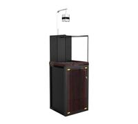 Aquarium Accueil Salon Bureau Grand Aquarium en Verre Sac à Dos Filtre de Fond de Débordement sous Réservoir de Filtration Aquarium de Poissons Marins Aquarium en Verre Ultra Blanc for Poissons d'eau
