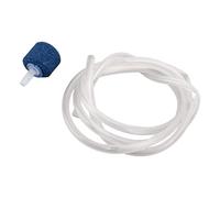 Aquarium Aeration Stone with Hose | High Soluble Oxygen Bubble Diffuser for Hydroponic System/Fish Tank/Pond | Sturdy Aeration Pump Accessories