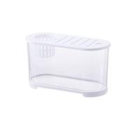 Aquarium Aquarium de bureau avec couvercle multifonctionnel respirant blanc HD petit aquarium en acrylique transparent Aquarium for poissons rouges Petits réservoirs d'élevage de poissons Bac à Poisso
