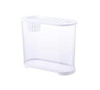 Aquarium Aquarium de bureau avec couvercle multifonctionnel respirant blanc HD petit aquarium en acrylique transparent Aquarium for poissons rouges Petits réservoirs d'élevage de poissons Bac à Poisso