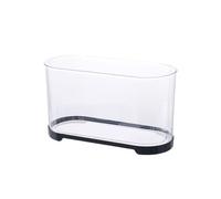 Aquarium Aquarium de Bureau HD Transparent Petit Aquarium Acrylique Réservoir de Poissons Rouges Petits Réservoirs d'Élevage de Poissons Bac à Poisson(Noir,32cm*14.4cm*16cm)