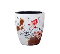 Aquarium Aquarium en céramique surélevé de Style Chinois for Patio, Jardin, Aquarium, réservoir d'eau, Ornements de Salon, Patio extérieur Vintage Bac à Poisson(Moyen)