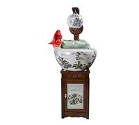Aquarium Aquarium Fish Tank Style Chinois en Céramique Lotus Goldfish Tank Réservoir d'eau À Débit Autoportant Maison Porche Salon Bol De Culture De Poisson Décorations D'Aquarium