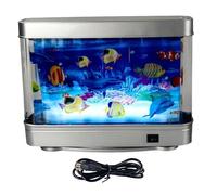 Aquarium Artificiel, Faux Aquarium, Mignon et réaliste, Silencieux, 30,5 x 9,9 x 24,9 cm, décoration sensorielle phosphorescente pour Anniversaire, bébé, Adulte, Plaisir des