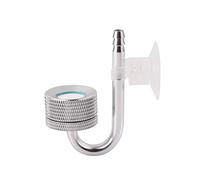 Aquarium Atomiseur Système Diffuseur, Aquarium CO2 Diffuseur Dioxyde de Carbone Réacteur Aquatique Eau Plantons pour Poissons d'Aquarium Réservoir (Argent)