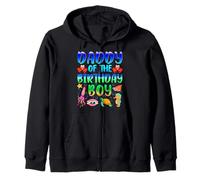 Aquarium avec Inscription « Daddy of The Birthday Boy » Sweat à Capuche