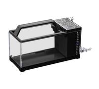 Aquarium avec poissons de combat - Aquarium Kit complet d'éclairage LED et système de filtration | Piscine à poissons élégante avec pompe silencieuse, nano-aquarium décoratif pour chambre à coucher