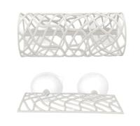 Aquarium Betta Hammock - Hollow Suction Cup Fish Resting Shelf | Compact Decorative Fish Tank Accessory for Hiding, Resting, Enrichment, Easy to Attach, Durablee Transparent Material, Space-Saving