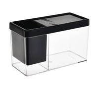 Aquarium Betta - Petit Aquarium Transparent | Mini Aquariums De Bureau Convient Poissons Bettas, Escargots, Crabes, Étoiles Mer Compact pour La Maison Et Le