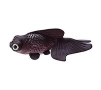 Aquarium Bol De Poisson en Plastique De Natation Poisson Or Betta Poisson Drôle Artificielle en Silicone Petit Poisson Réaliste Faux Poisson Fish Tank Décoration Ornements(Goldfish Brun)