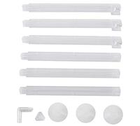 Aquarium Bubble Release Bar | 6 Adjustable 4.1" Sections for Custom Fit | Aquarium Oxygen Diffuser for Even Bubbles/Thriving Fish/Decor | 3 Strong Suction Cups