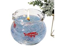 Aquarium Candle Decor, Fish Tank Candle, Aesthetic Glass Container Candles with Wax Design, Charming Fragrance Display Ornament for Indoor Party Wedding Birthday Celebration Holiday Thanksgiving