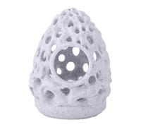 Aquarium Cave, Realistic Porous Stone Shelter, Safe Fish Tank Ornament, 7 x 8 cm Shrimp Betta Climbing Breeding, for Resting, Freshwater Climbing and Exploration