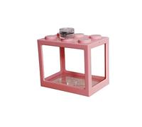 Aquarium，Classic Aquarium Fish Tank， Mini Lampe Transparente Professionnelle for débutant, Bureau avec Couvercle, Escargot, Aquarium Tropical, décoration d'intérieur, Aquarium en Acrylique, Salon