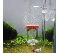 Aquarium CO2 Compteur de bulles transparent avec technologie Red Chip pour aquariums 40-60 cm (L), idéal pour les plantes aquatiques