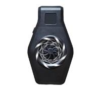 Aquarium Cooling Fan - Mini USB Fish Tank Water Chiller | 2-Speed Air Coole | Compact 5.51x2.76 Inch ABS Structure, USB Direct Plug-In Ventilation for Turtle Habitats & Aquatic Plant Temperature