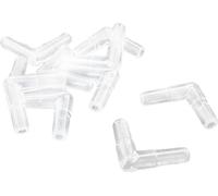 Aquarium cuve clair plastique 2 voie Air soupape ligne connecteurs 10 Pcs