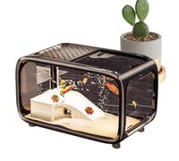 Aquarium de bureau - Aquarium Betta en acrylique transparent, bol décoratif compact pour habitat aquatique, mini récipient moderne, affichage d'eau transparent | Espace de vie de table de bureau à dom
