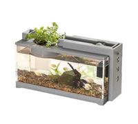 Aquarium de bureau, petit aquarium filtrant créatif, eau qui coule silencieusement, micro paysage, bureau de bureau, mobilier de maison, aquarium chauffé, B