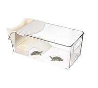 Aquarium de Grande capacité - Habitat Terrarium Reptile Multifonctionnel avec Plate-Forme d'illumination et Filtre | Aquarium en Plastique pour Tortue, écrevisse, Grenouille, Crabe ermite et Animaux