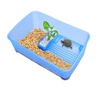 Aquarium de tortue, réservoir de tortue,Tanteur de tortues aquatiques approfondies | Terrarium Reptile, Planant des plates-formes pour les tortues aquatiques, 5 zones multifonctionnelles Habitat de to