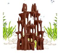 Aquarium Decorations - Natural Terrarium Ornaments | Reptile Decor for Amphibians, Climbing, Habitat, Spider Crab Shrimp Snake Bearded Or Dragon, 13 * 3.4 * 20.3cm