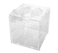 Aquarium D'élevage, Boîte D'isolement Acrylique à Trois Compartiments | Trous Ronds de 2mm, Ventouse Incluse, pour Alevins et Crevettes, Aide à Protéger les Petits