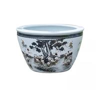 Aquarium d'intérieur pour salon, chambre à coucher, balcon, pour animaux domestiques, décoration de jardin, nénuphar, bassin en verre (42 cm)