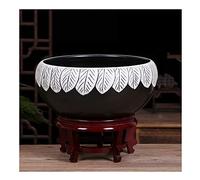 Aquarium en céramique de style chinois pour poisson rouge pour la maison, le salon, le bureau, le bureau, l'aquarium, kit de démarrage d'aquarium poisson aquarium aquarium aquarium poisson aquarium
