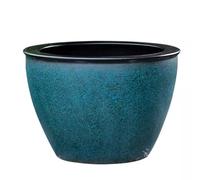Aquarium en céramique pour l'extérieur Balcon de poisson rouge bassin nénuphar bassin lotus imitation pierre grand réservoir d'eau cour aquarium koi aquarium en verre (S)
