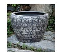 Aquarium en céramique pour salon - Grand réservoir d'eau de style chinois - Aquarium de lotus, tortue - Kit de démarrage en verre (B, 53 cm)
